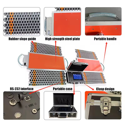 Balanzas de carga portátiles inalámbricas con pantalla táctil y batería recargable