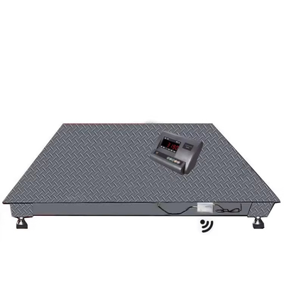 Escala de piso de 2000 kg de capacidad Escala de plataforma con superficie de pulverización automática